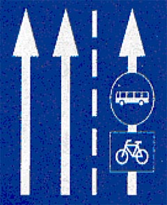 kerékpáros buszsáv